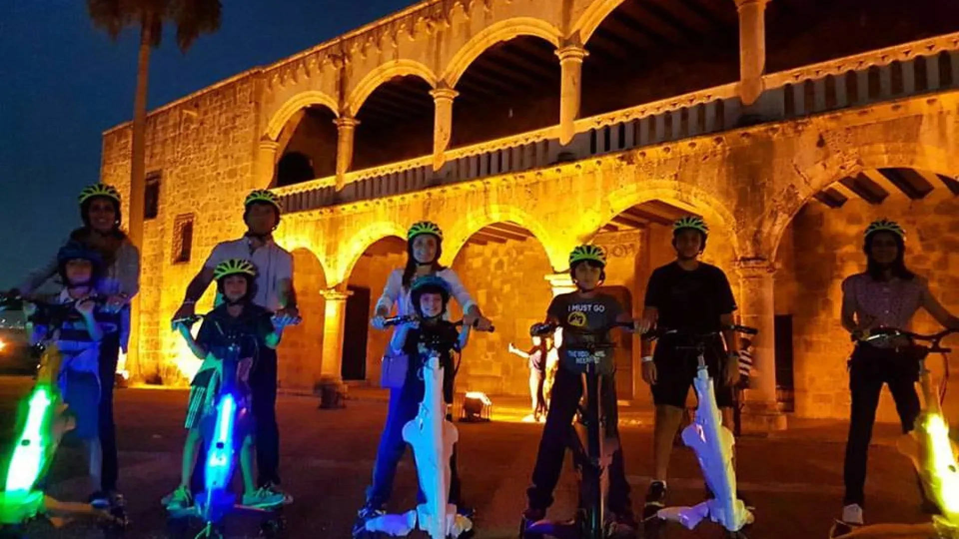 Trikke Sightseeing Night Tour in Santo Domingo