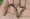 Barbados threadsnake in the palm
