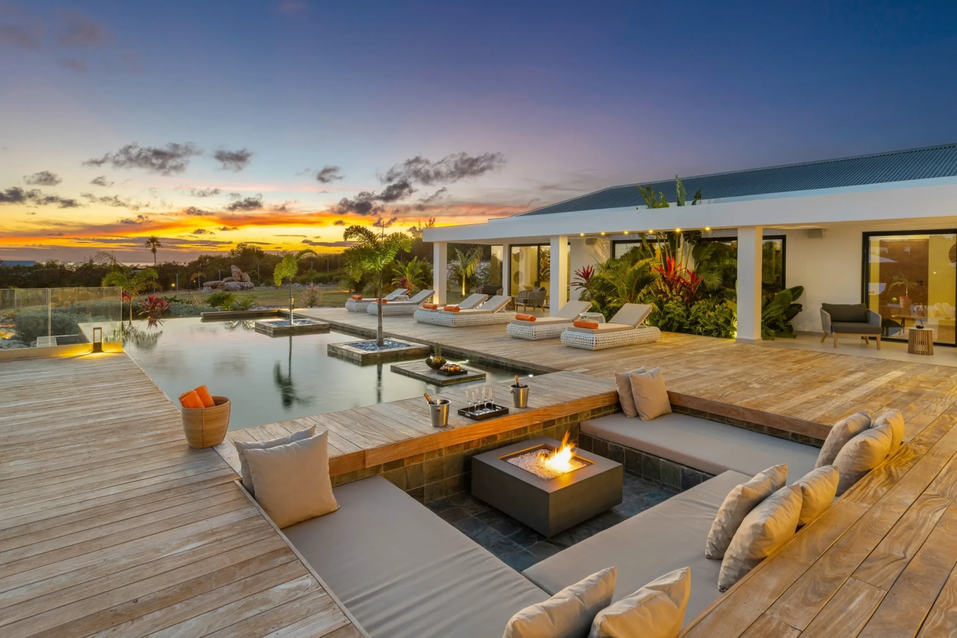 Luxury villa rental St. Martin Villa Nuit Jade