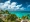 Turquoise sea in Palm Beach, Aruba