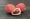 Lychee cut in half with seed