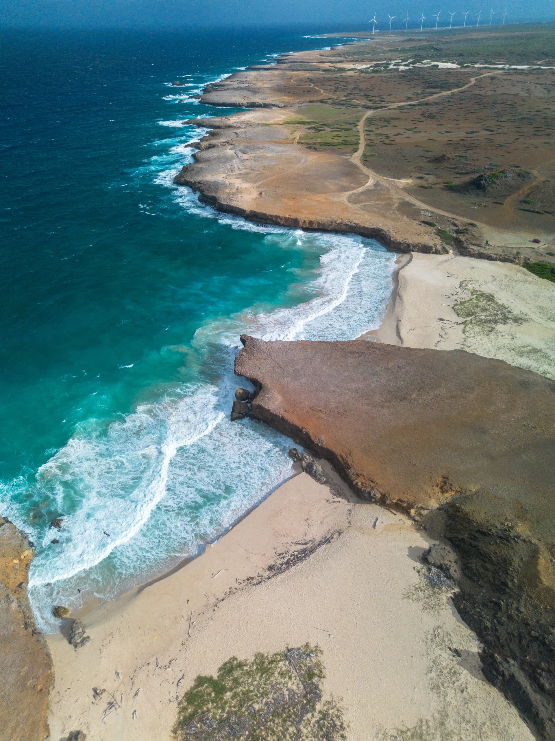 Dos Playa Beach Aruba drone photo