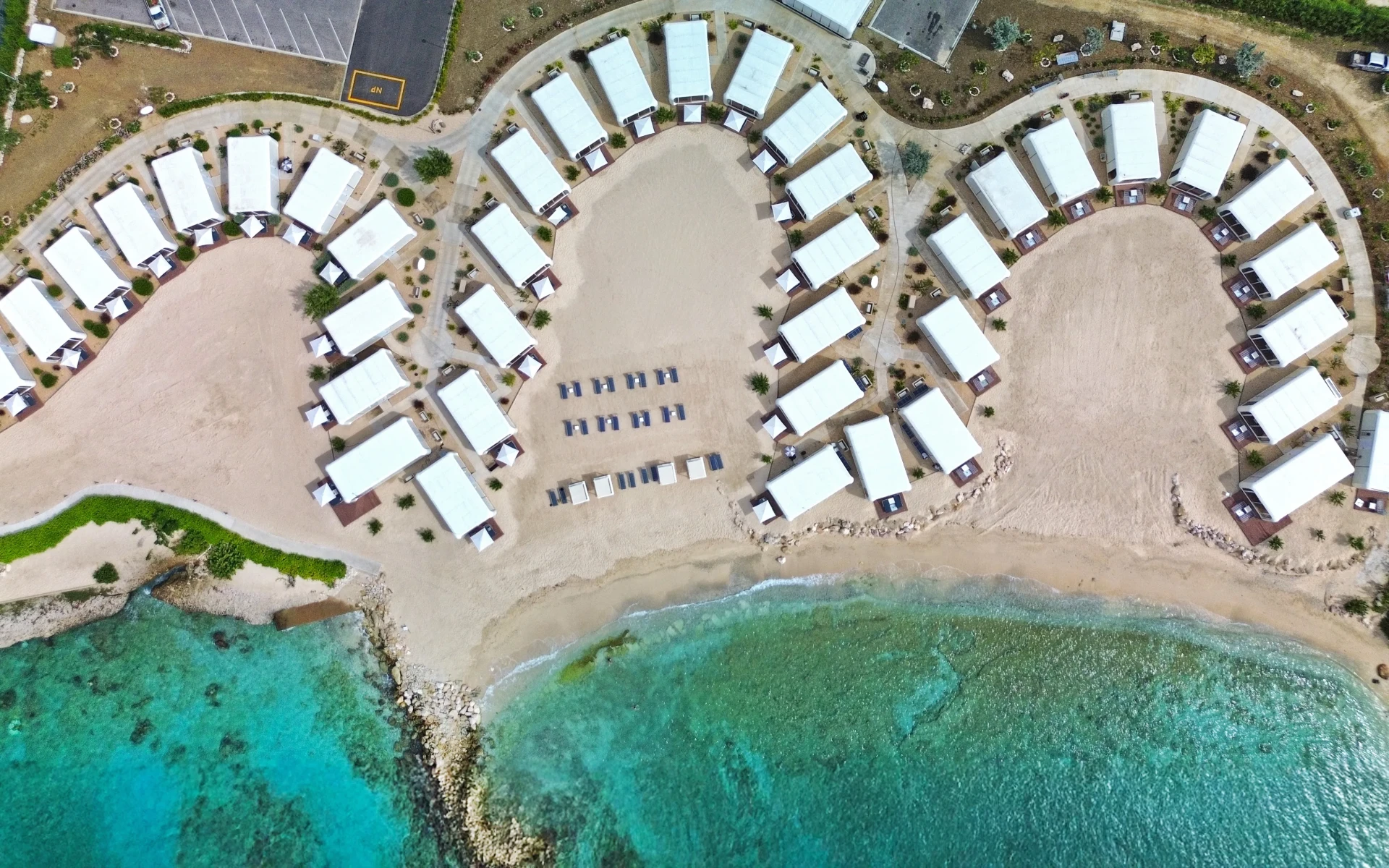 Dream Beach Curacao Resort drone photo
