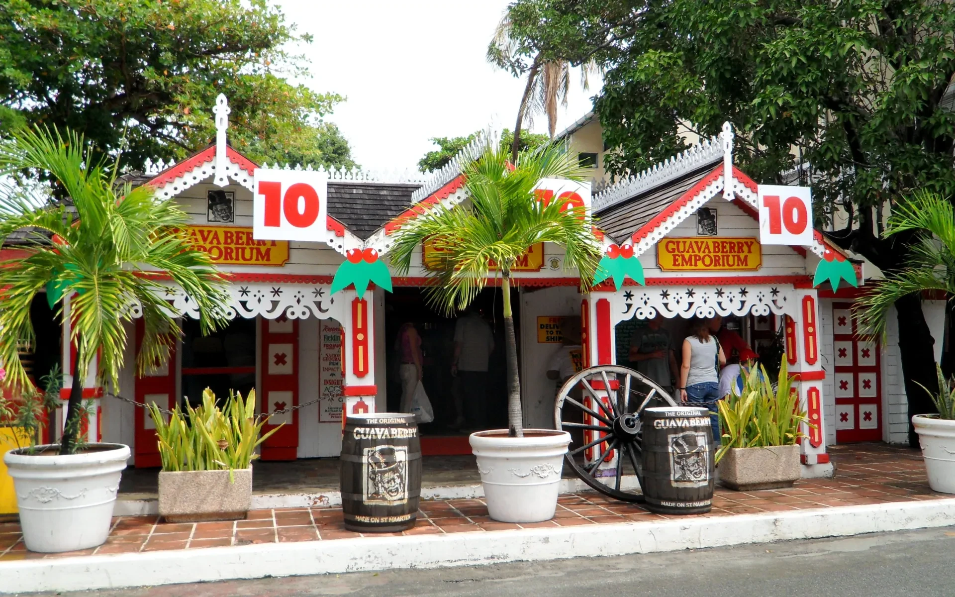 Visit the Guavaberry Emporion in Front Street St. Maarten
